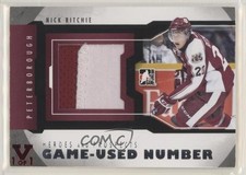 2012-13 ITG Heroes and Prospects Silver Number Vault Ruby 1/1 Nick Ritchie 1q2