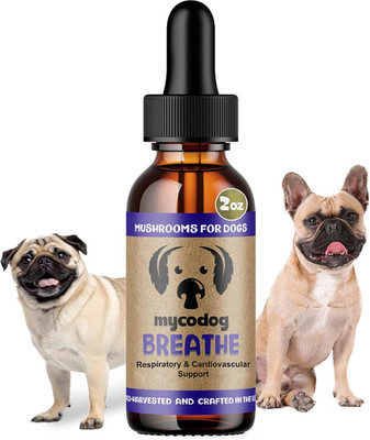 Mycodog Breathe - Respiratory Support Supplement for Dogs - Breathing Comfort &