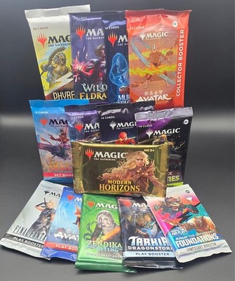 15 Magic the Gathering Pack Bundle Lot English SEALED w/ Avatar Collector!