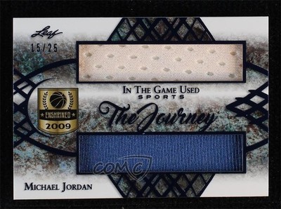 2019 Leaf ITG Used Sports The Journey Relics 15/25 Michael Jordan #TJ-09 HOF uk2