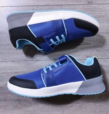 Lands End Active Sneakers Big Kids Size 7 Blue Shoes Boys Girls