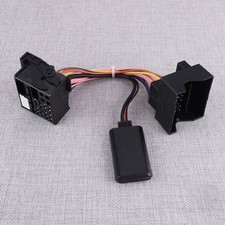 Car Bluetooth Stereo Radio Audio Adapter 12-Pin AUX Cable fit for Mercedes-Benz