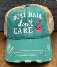 Trucker Hat - ?Boat Hair, Don?t Care?