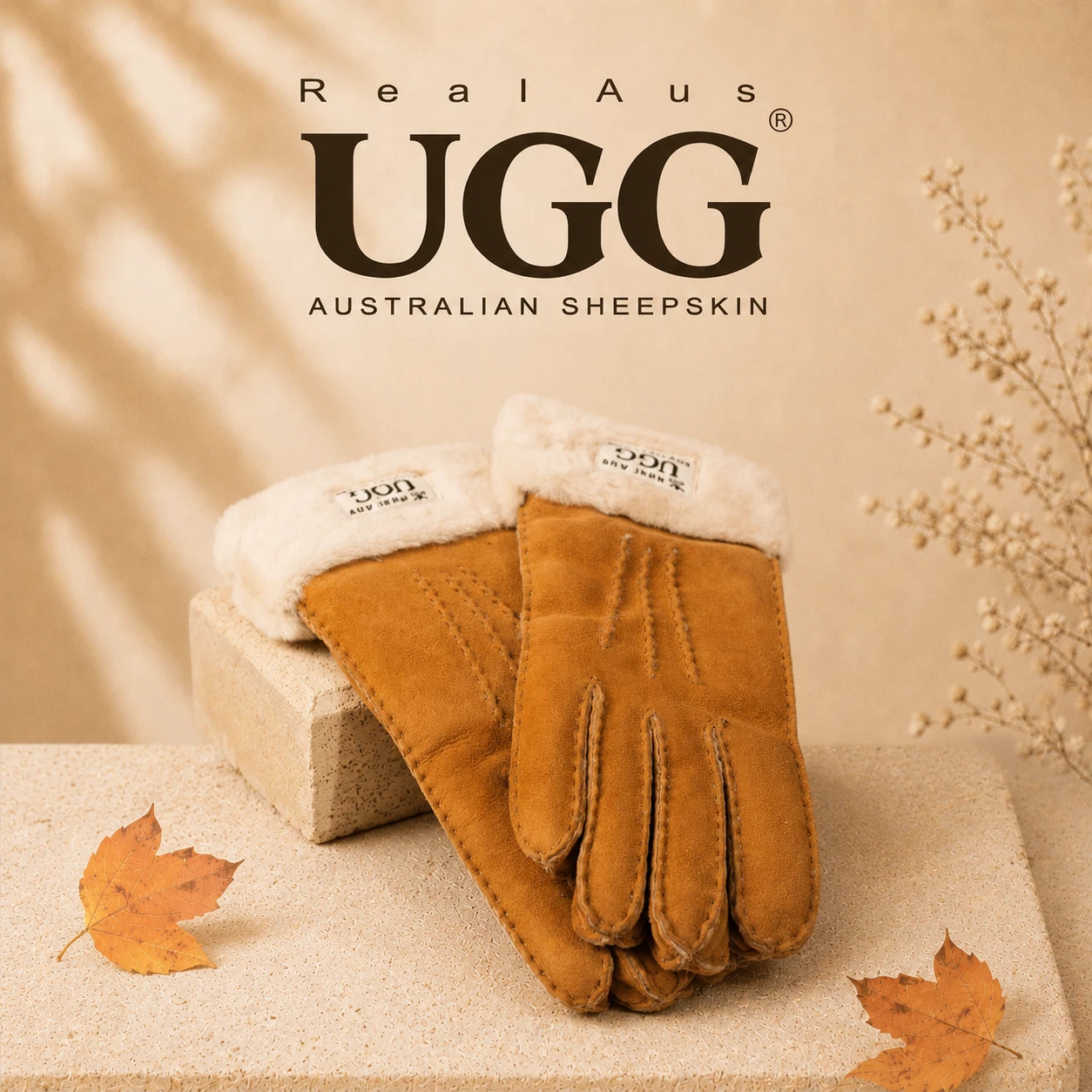 Women's Sheepskin Gloves image 4