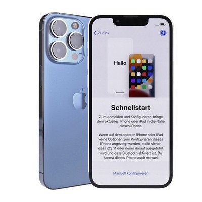 Apple iPhone 13 Pro 128GB Sierrablau iOS Smartphone wie neu