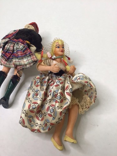 VINTAGE French Dolls Girl Burlesque Dancers Silicone Lot Of 2 - Picture 3 of 5
