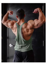Men's Printed Gym Tank Top Quick Dry Sleeveless Fitness Basketball Workout Vest