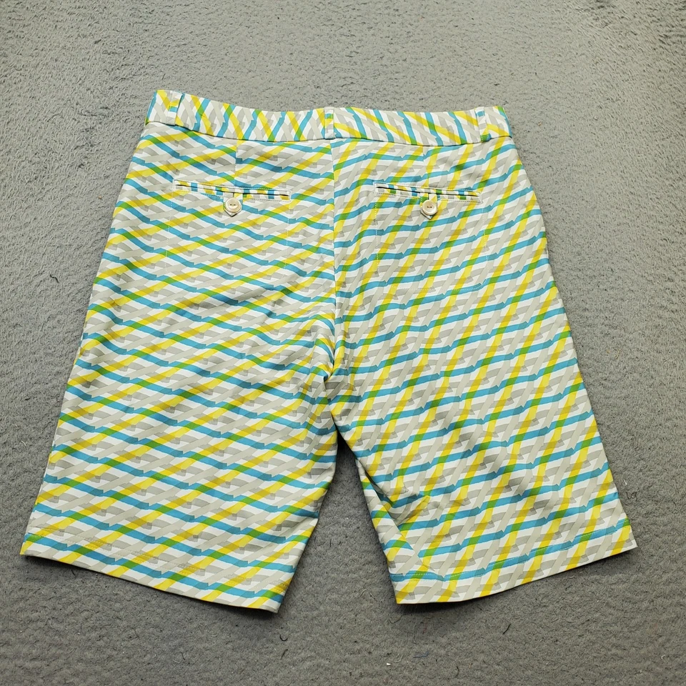 Pantalones Cortos de Golf Peter Millar Para Mujer 8 Multi Estampado Rendimiento Elastizados Calce Regular Foto 2 de 4