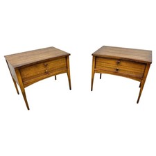 Mid-Century Modern Lane Walnut & Rosewood Nig...