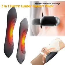 3in1 Neck Shoulder Back Heat Massagers ,Smooth Spine Triple Fusion Back Massager