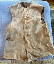 1945 British Army Leather Jerkin Waistcoat Size 2 Breast 37-43 by Maple & Co Ltd