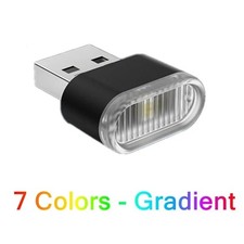 Mini Usb Car Atmosphere Lights Led Cigarette Lighter Decorative Lights Diff Colr