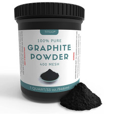 1 Quart Ultra-Fine Pure Graphite Powder - Premium Dry Powdered Graphite for Lock
