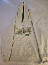 John Deere Hooded Sweatshirt Size Lg Used