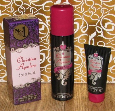 Christina Aguilera Secret Potion Limited Edition Violet Geschenkset EDP Deo Loti