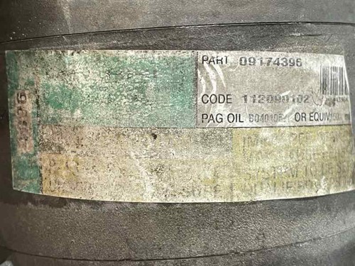 09174396 9174396 klimakompressor OPEL ASTRA G BERLINA 1.6 16V 1998 142877