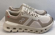 On Cloudrunner 2 Mens Size 9 Pearl/Desert Mesh Cushioned Road Running Sneaker