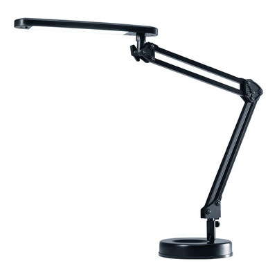 HANSA Schreibtischleuchte Lampe LED schwarz Aluminium Standfuß max 600mm