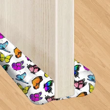 36" Adjustable Door Draft Stopper Breeze Blocker Noise Reducer Butterfly