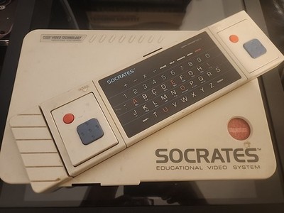 Vintage 1988 VTech Socrates Educational  Video System Console As Is Untested 