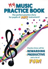 My Music Practice Book for Any Instruments Piano Guitar Student Teacher Resource