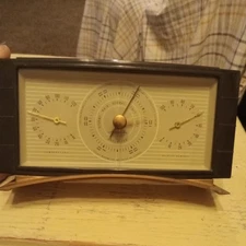 MCM Airguide Weather Station Barometer Humidity Temperature Desktop USA Vintage