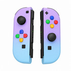 Wireless Joypad Controller Set Compatible with Nintendo Switch Purple Blue Gradi