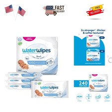 Sensitive Newborn  Baby Wipes, 3-In-1 Cleans, Cares, Protects, 99.9 Water,...