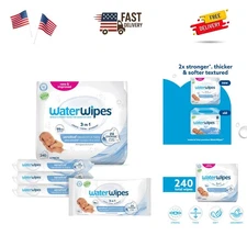 Sensitive+ Newborn & Baby Wipes, 3-In-1 Cleans, Cares, Protects, 99.9% Water,...