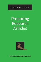 Bruce A Thyer | Preparing Research Articles | Taschenbuch | Englisch (2008)