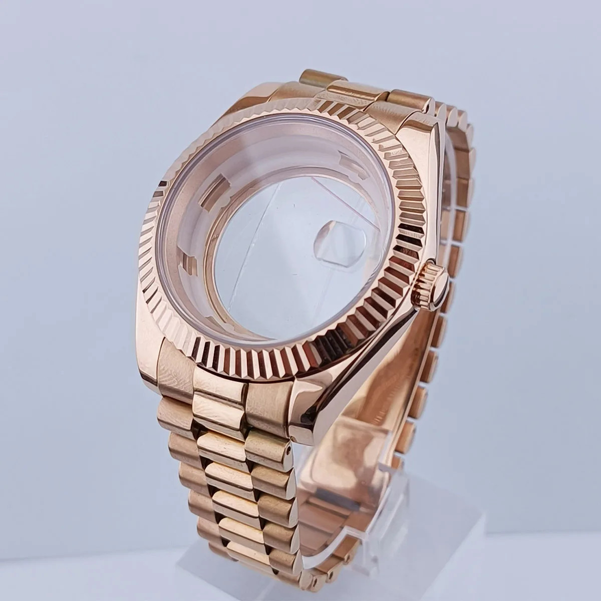 40mm Case Silver/gold/rose Gold Case Suitable for Miyota8285 Movement Watch Case