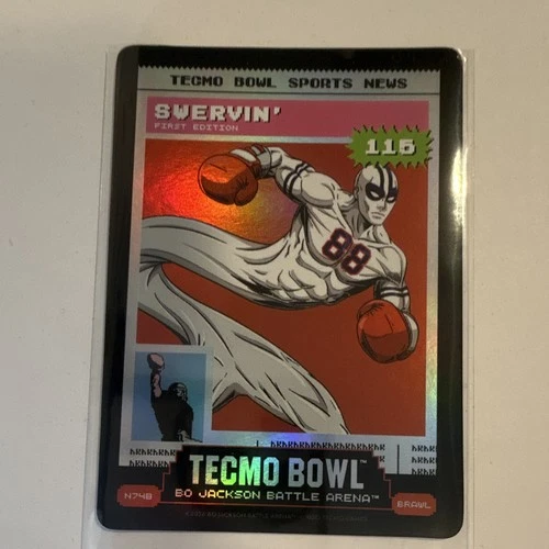Swervin\' 2021 Sports News Tecmo Bowl #116 Bo Jackson Battle Arena 1st CGC