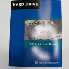 1996 Western Digital Hard Drive Installation Guide Manual Book Computer Vtg HDD