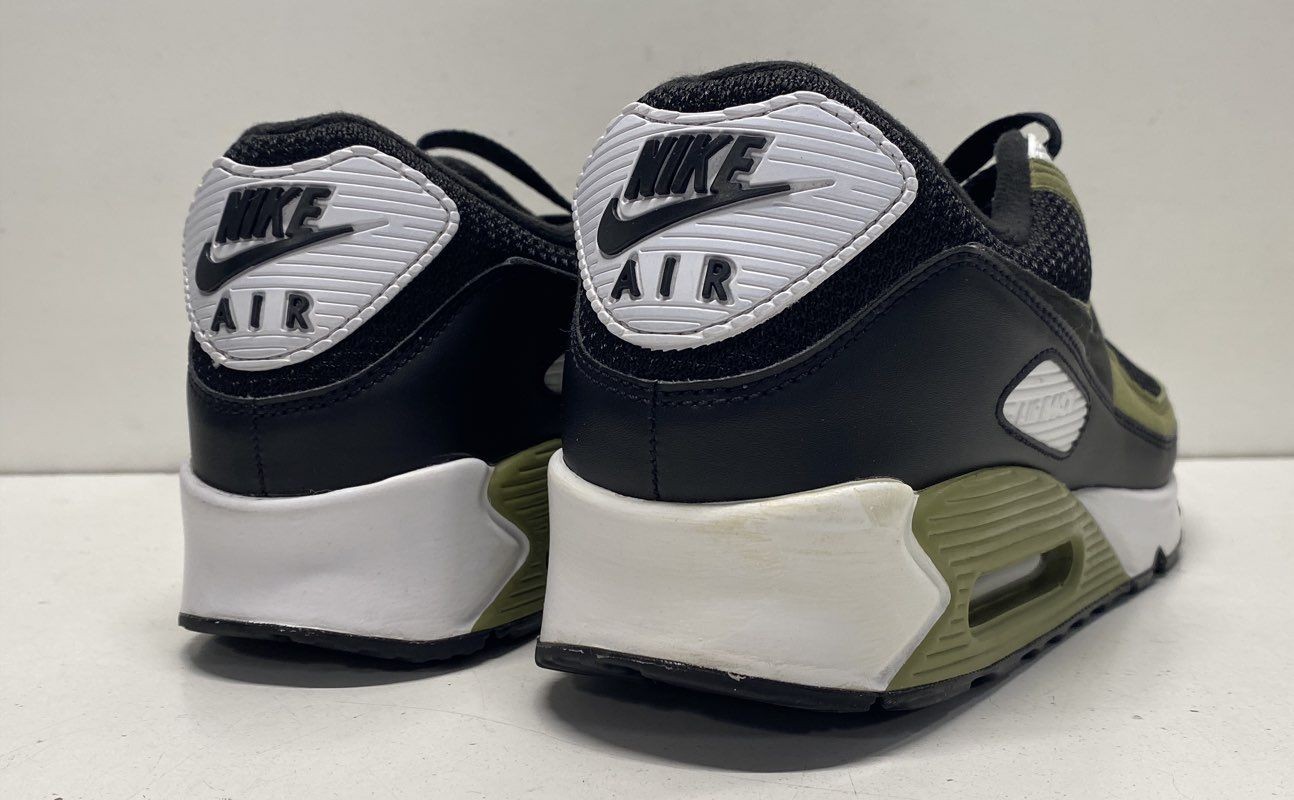 Nike Olive/black/white Solid Sneaker Athletic Sne… - image 4