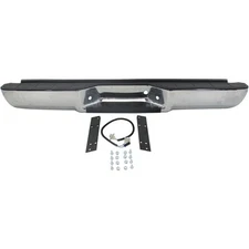 Step Bumper For Chevrolet C1500 1988-1999 Rear C/K Fleetside Bright