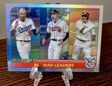 2021 Topps MLB Baseball Big League - NL WAR Leaders - FOIL Parallel /199 RARE