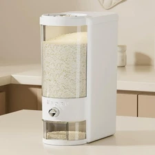 Rice Dispenser 20 lbs | Large Rice Storage Container for Kitchen&Pantry - Spa...