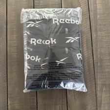 Reebok Men's XL Black Performance Boxer Briefs, 4-Pack, Featherweight, 6" Inseam