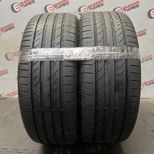 2x 235 50 R19 99V CONTINENTAL SportContact 5 Tread 5.6/5.5mm (G0957) Tested