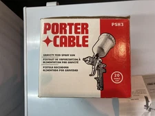 Porter Cable PSH3 Gravity Feed Spray Gun 20 Ounce Cup NIB