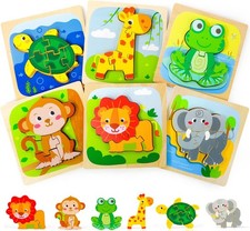 Wooden Jigsaw Puzzle For Toddlers Kids Montessori Early Educational Toys