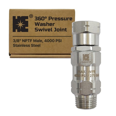 #ad Cosmostar 3 8quot; NPT M Stainless Steel 360° Pressure Washer Swivel Joint Fitti... $30.73