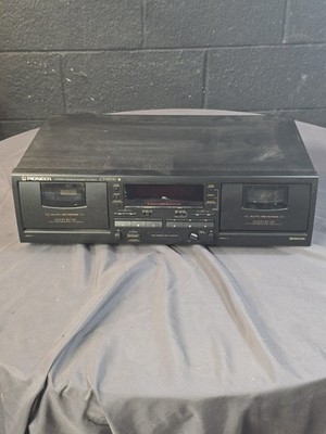 Pioneer CT-W770R Stereo Double Cassette Deck Dolby B-C NR HX PRO