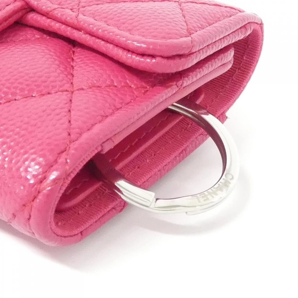 Auténtico estuche para llaves Chanel Timeless Classic Line AP0222 #260-008-054-9116 Foto 3 de 4