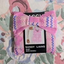 BAGGU X Sandy Liang Baby Bow bag Pink Market Plaid SOLD OUT New With Tags