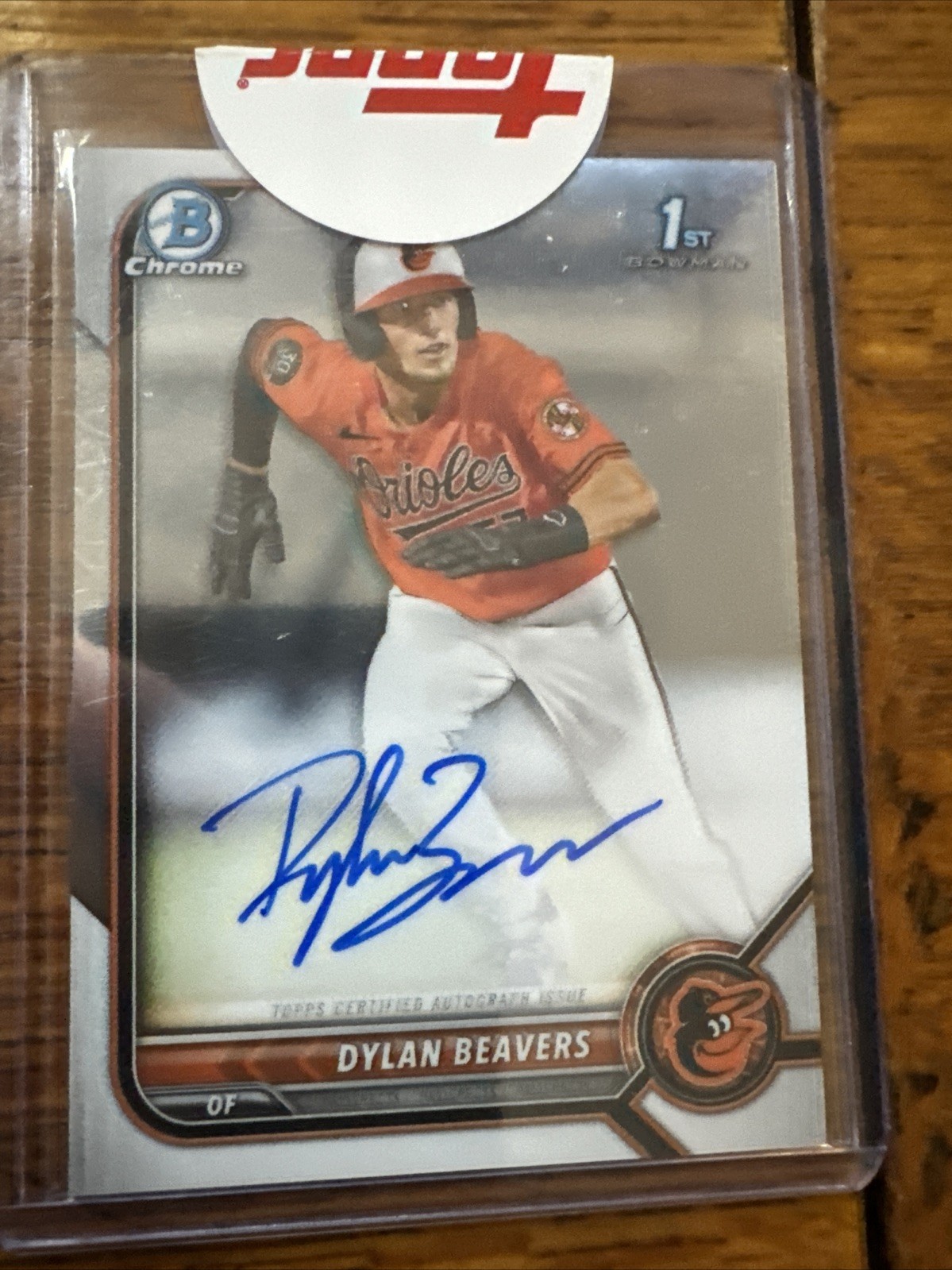 Dylan Beavers 2022 Bowman Draft Chrome Autograph Auto Card #CDA-DB
