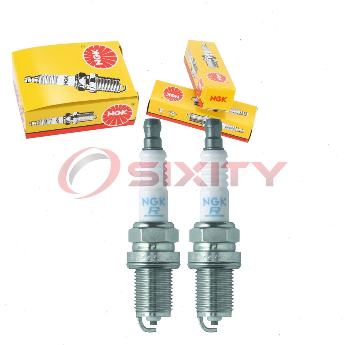 2 pc NGK 6364 BKR6ES Standard Spark Plugs for K6RTC FR7DE DR15Z DR15YC we