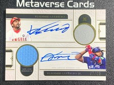 2025 Topps Definitive Guerrero Viadimir Guerrero Jr. Dual Auto Relic 7/25