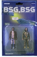2018 Apr Dynamite BSG vs BSG #4 Michael Adams Boomer Action Figure Cover  Nr/Mt