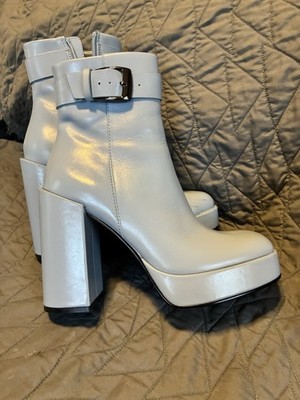 Steve Madden Boots Platform Chunky Baby Blue Size 7
